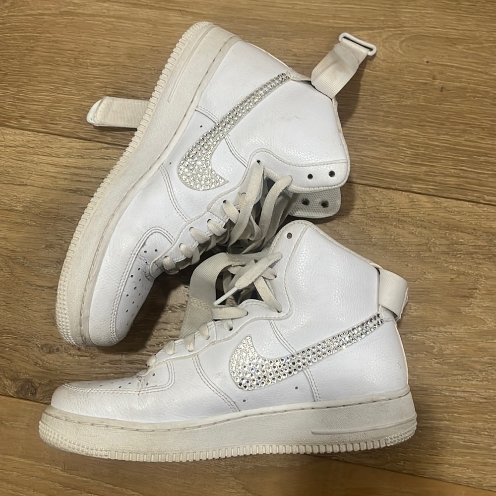 Air Force 1 High Top Bedazzled